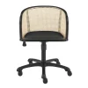 Hedda Office Chair With Black Velvet Seat -Living Spaces Store 321588 black velvet office chair signature 01