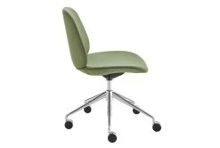 Lior Green Office Chair With Polished Aluminum Base 14 Lior Green Office Chair With Polished Aluminum Base -Living Spaces Store 321647 green polyester office chair detail 45