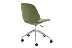 Lior Green Office Chair With Polished Aluminum Base 15 Lior Green Office Chair With Polished Aluminum Base -Living Spaces Store 321647 green polyester office chair detail 46