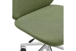 Lior Green Office Chair With Polished Aluminum Base 19 Lior Green Office Chair With Polished Aluminum Base -Living Spaces Store 321647 green polyester office chair detail 50