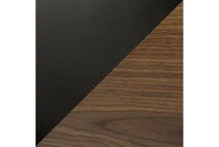 Linnea Walnut + Black Faux Leather Swivel Adjustable Office Chair -Living Spaces Store 323462 material 76