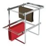 Rev-A-Shelf 2 Tier 14.5" Base Cabinet File Drawer Organizer System For Leterr & Legal Sized Files For Home Office Or Home Storage, Chrome, RAS-FD-KIT -Living Spaces Store GUEST 0b5c31f0 965f 481f 92ef 26e056ec1b2a 1