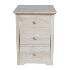 Riley 2 Drawer File Cabinet Unfinished - International Concepts