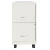 Space Solutions 18 Inch Wide Metal Mobile Organizer File Cabinet For Office Supplies And Hanging File Folders With 2 File Drawers, Pearl White 2 Space Solutions 18 Inch Wide Metal Mobile Organizer File Cabinet For Office Supplies And Hanging File Folders With 2 File Drawers, Pearl White -Living Spaces Store GUEST 0dd64298 434e 400a 8132 28cb415f15fa