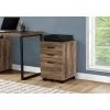 24" Reclaimed Wood Look 3 Drawer Filing Cabinet With 2 Locking Casters Brown - EveryRoom -Living Spaces Store GUEST 153e0a3d 70bc 4f3f bdf5 eafdd614178e
