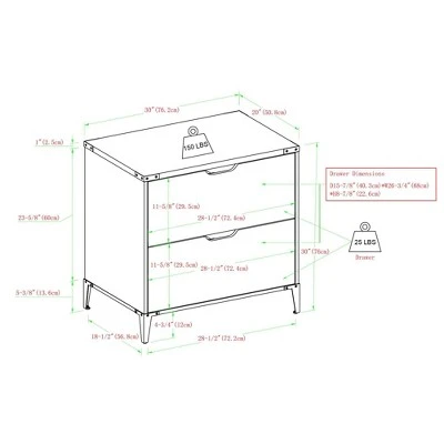 Urban Industrial Angle Iron Filing Cabinet - Saracina Home 11 Urban Industrial Angle Iron Filing Cabinet - Saracina Home - Image 9