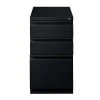 Space Solutions 20" Deep 3 Drawer Mobile Pedestal Letter Width File Cabinet Black 1 Space Solutions 20" Deep 3 Drawer Mobile Pedestal Letter Width File Cabinet Black -Living Spaces Store GUEST 15683e19 7860 45bf 8704 89b3f8fa72e8