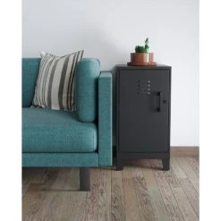 Space Solutions 27.5" High 2 Shelf Mini Storage Locker Cabinet -Living Spaces Store GUEST 241c5859 b113 4a92 9403 3803a0409ef8