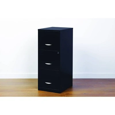 Hirsh Industries Space Solutions File Cabinet 3 Drawer - Black 5 Hirsh Industries Space Solutions File Cabinet 3 Drawer - Black - Image 3
