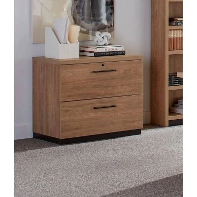 Abbott Contemporary Wood Laminate File Drawer Light Brown - Martin Furniture 3 Abbott Contemporary Wood Laminate File Drawer Light Brown - Martin Furniture