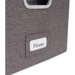 Internet's Best 2-Pack Collapsible File Storage Organizer With Lid - Grey -Living Spaces Store GUEST 28cf6e42 99d3 4713 80f1 ecdd4b6c0b99