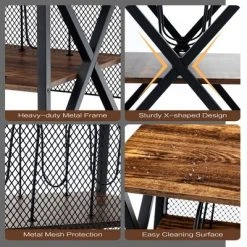 Costway 3-tier Rolling Turntable Stand Vinyl Record Storage Shelf With 3 Dividers & Wheels -Living Spaces Store GUEST 291324e2 34f3 4b6b 94ac 6c6f89140650