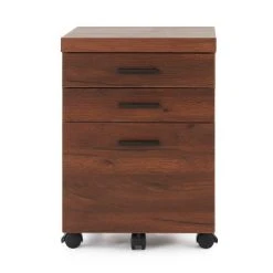 Monarch Specialties 25 Inch Tall Spacious 3 Drawer Home Office Rolling Filing Cabinet, Dark Cherry Brown Wood Look Finish -Living Spaces Store GUEST 2b5e4fac b900 4213 9133 38a32dbe846e