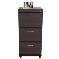 40.16" 3 Drawer Locking File Cabinet Espresso - Inval -Living Spaces Store GUEST 2d07fac5 1e09 410f bf61 5fc6135af49e