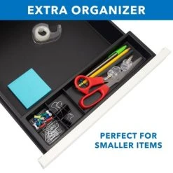 Mount-It! 3 Drawer Cabinet For Under Desk With Wheels | Rolling Storage With Lock For Files & Materials, Mobile Space Saving For Home & Office - White -Living Spaces Store GUEST 2f6e253b 0f4e 4809 81a8 7789e70975db