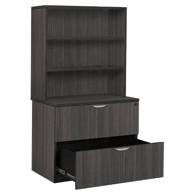 Legacy File With Open Hutch - Regency 3 Legacy File With Open Hutch - Regency