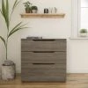 Arobas 3 Drawer Filing Cabinet Bark Gray - Nexera -Living Spaces Store GUEST 325943c5 f3cb 455b b506 3e5cbbf78169