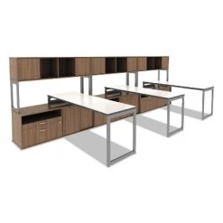 Alera Open Office Series Low File Cabinet Credenza 29 1/2x19 1/8x22 7/8Walnut LS583020WA -Living Spaces Store GUEST 374cb6ec 19ed 4fa7 a2a2 c3c4b4a4293b