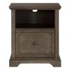 Toulon Wood Lateral File Cabinet With Casters In Dark Oak - Lexicon -Living Spaces Store GUEST 3a1b9721 a06f 4172 8619 3e9082eab442