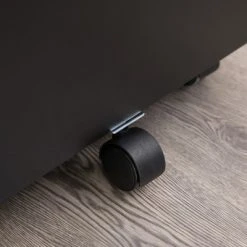 HOMCOM 3 Drawer Storage Cabinet, Mobile Desk Cabinet Under Desk With Wheels, Printer Stand For Home Office, Black -Living Spaces Store GUEST 3f93ce27 3019 4528 9412 8e20d24a938f