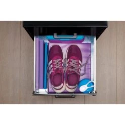 Space Solutions 18" Deep 2 Drawer Letter Width Vertical File Cabinet Black