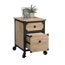 Steel River Pedestal File Cabinet Distressed Brown - Sauder -Living Spaces Store GUEST 4e441355 4b59 44ab ac17 dc71b03e52d4
