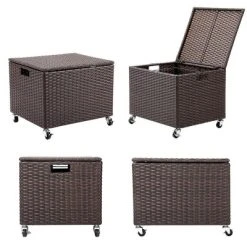 BIRDROCK HOME Rolling File Box - Storage Cabinet With Wheels - File Organizers Boxes - Home Office (Espresso) -Living Spaces Store GUEST 4f4e0ebf b5fa 4732 ac28 e31b763ee933