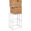 BirdRock Home Seagrass 2-Tier File Cubby Cabinet - Natural -Living Spaces Store GUEST 52c9f87f 6fa3 4113 8681 6fcffd057aeb