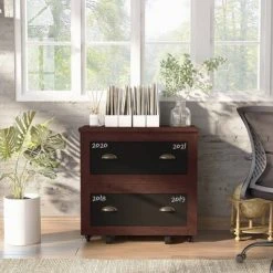 Garon Rustic 2 Drawer Filing Cabinet Walnut- MiBasics 9 Garon Rustic 2 Drawer Filing Cabinet Walnut- MiBasics -Living Spaces Store GUEST 533c0a68 754d 4b40 9a81 9d133e047c81