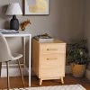 Wood Mid Century File Cabinet Light Brown - Threshold™ -Living Spaces Store GUEST 5880e203 d843 47b3 bbf7 4e14b086135d