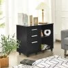 Costway 3-Drawer File Cabinet Mobile Lateral Cabinet Printer Stand EspressoBlack 2 Costway 3-Drawer File Cabinet Mobile Lateral Cabinet Printer Stand EspressoBlack -Living Spaces Store GUEST 59d854b6 cb60 4fc4 ae76 335a6891e901