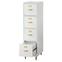 Dixie 4 Drawer Filing Cabinet White - Buylateral -Living Spaces Store GUEST 633be0a5 65c9 44ce a738 5dc88597b2c5