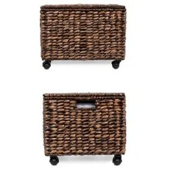 BirdRock Home Rolling Legal Letter File Organizer With Lid For Office - Brown Wash 13 BirdRock Home Rolling Legal Letter File Organizer With Lid For Office - Brown Wash -Living Spaces Store GUEST 6498a161 20a3 4165 81d1 b7c6e720d0a6