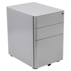 Flash Furniture Modern 3-Drawer Mobile Locking Filing Cabinet With Anti-Tilt Mechanism And Hanging Drawer For Legal & Letter Files -Living Spaces Store GUEST 64be7cc8 aa84 4cf4 93ba b3a785e69ad8