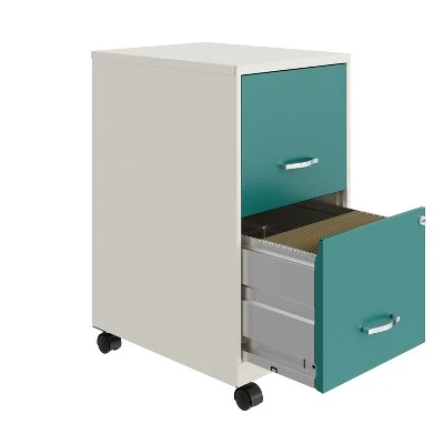 Space Solutions 18" Deep 2-Drawer Letter Width Vertical File Cabinet 4 Space Solutions 18" Deep 2-Drawer Letter Width Vertical File Cabinet - Image 2
