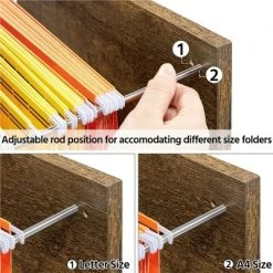 Yaheetech 3-Drawer Vintage File Cabinet With Socket And USB Charging Port Black/Rustic Brown -Living Spaces Store GUEST 79a4bfb2 4f77 4abb 82d4 a16e7c4f7c8a