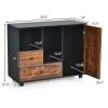 Costway Lateral Mobile Filing Cabinet Large Printer Stand W/2 Drawers Open Shelves Black 2 Costway Lateral Mobile Filing Cabinet Large Printer Stand W/2 Drawers Open Shelves Black -Living Spaces Store GUEST 7f5f18ab 8ab3 4eea a4c4 813c46cc7e55