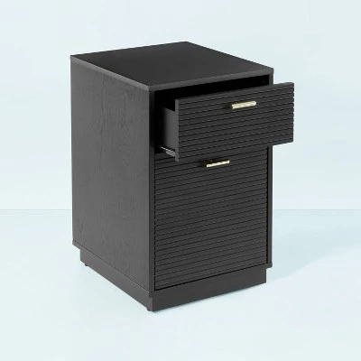 Grooved Wood 2-Drawer Vertical Filing Cabinet - Hearth & Hand™ With Magnolia 5 Grooved Wood 2-Drawer Vertical Filing Cabinet - Hearth & Hand™ With Magnolia - Image 3