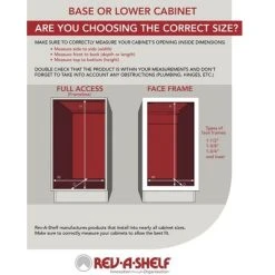 Rev-A-Shelf 2 Tier 14.5" Base Cabinet File Drawer Organizer System For Leterr & Legal Sized Files For Home Office Or Home Storage, Chrome, RAS-FD-KIT -Living Spaces Store GUEST 85371937 bde3 443f 9b8e 246dda1afd5a