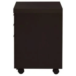 Skylar 3 Drawer Mobile File Cabinet Cappuccino - Coaster -Living Spaces Store GUEST 85d9f6e6 eb75 4349 8570 cf568f9969ca