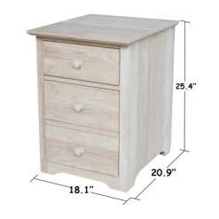 Riley 2 Drawer File Cabinet Unfinished - International Concepts -Living Spaces Store GUEST 8a8c540f 60b3 4288 8f70 37eb5af250db