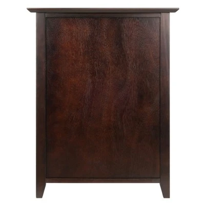 Burke File Cabinet Coffee Finish - Winsome 9 Burke File Cabinet Coffee Finish - Winsome - Image 7