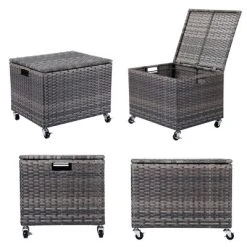 BIRDROCK HOME Rolling File Box - Storage Cabinet With Wheels - File Organizers Boxes- Home Office (Grey) -Living Spaces Store GUEST 971d5ee3 8d5a 4e95 a3df fe2555207587