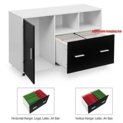 Costway Lateral File Cabinet Mobile Storage Shelves Printer Stand Legal/Letter -Living Spaces Store GUEST a64c3384 1e89 4ed4 848c cb5e8d18813c