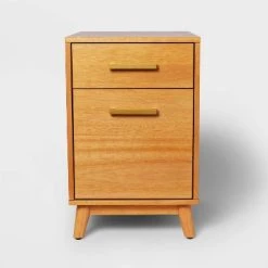 Wood Mid Century File Cabinet Light Brown - Threshold™ -Living Spaces Store GUEST aae377f9 606a 4e16 8f0f 646dc9a13826