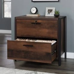 Briarbrook 2 Drawer Lateral File Barrel Oak - Sauder -Living Spaces Store GUEST af76c48c ffb3 44e5 9ef8 da25af6aaf5f