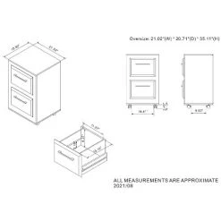 Maralasia Mobile 2 File Cabinet - MiBasics -Living Spaces Store GUEST ca5dcd1a 1095 40b3 ae39 b20f1d80de03