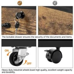 Yaheetech Vintage File Cabinet With 3 Drawers For Home And Office 17 Yaheetech Vintage File Cabinet With 3 Drawers For Home And Office -Living Spaces Store GUEST ceba5a7c 0d66 40a2 b438 ab8d14bcde34