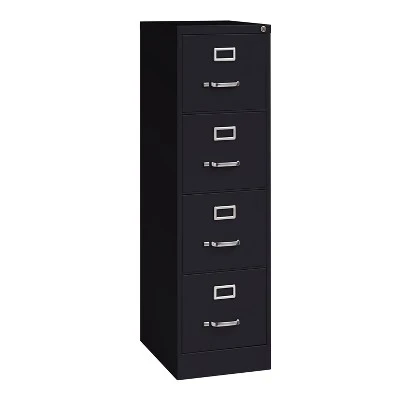 Hirsh 22" Deep 4 Drawer Letter Width Vertical File Cabinet 7 Hirsh 22" Deep 4 Drawer Letter Width Vertical File Cabinet - Image 5