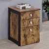 Estrella 3 Drawer File Cabinet Antique Nutmeg - Coaster -Living Spaces Store GUEST d2206425 5e08 427a 809b 6db0c76472a0
